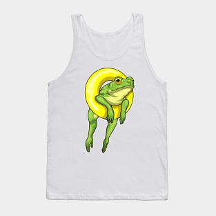 Frog Swimming Lifebuoy Tank Top